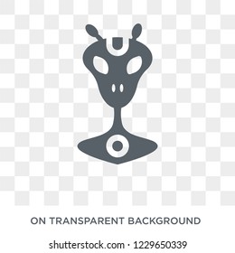 Extraterrestrial icon. Extraterrestrial design concept from Astronomy collection. Simple element vector illustration on transparent background.