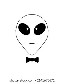 extraterrestrial icon vector illustration logo template