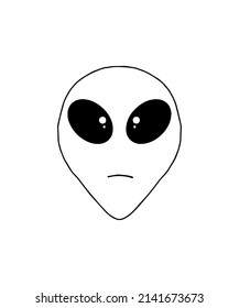 extraterrestrial icon vector illustration logo template