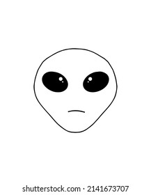 extraterrestrial icon vector illustration logo template