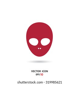 Extraterrestrial icon for web and mobile