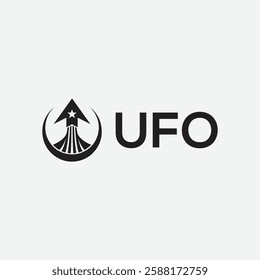 Extraterrestrial Symbol - UFO Logo Concept
