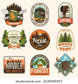 Extreme adventure artwork for poster, patch, sticker with camping quote. Vector. Concept for shirt or logo, print, stamp or tee. Summer camp