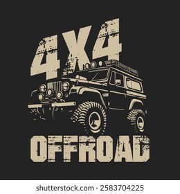 extreme adventure offroad emblem logo poster vector design