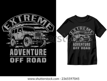 Extreme Adventure Off-road, Off-road Adventure vehicle solid color jeep car and vector design illustration print for boy t-shirt, 4x4 offroad