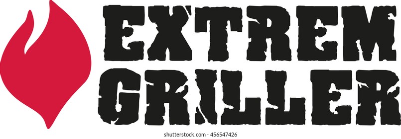 Extreme BBQ with flame - german 