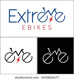 Logotipo Extreme Bike, Última marca bicicleta com último E