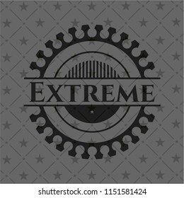 Extreme black badge