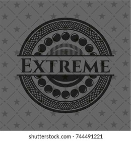 Extreme black badge