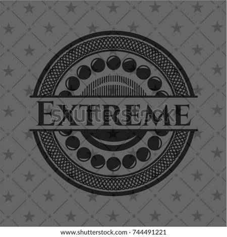 Extreme black badge