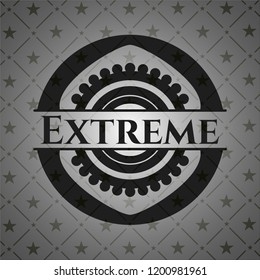 Extreme black emblem. Vintage.