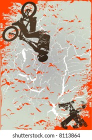 extreme bmx sport vector