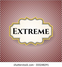 Extreme card or poster