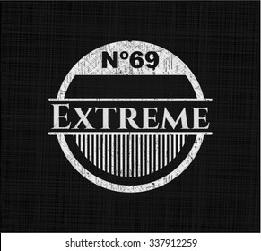 Extreme with chalkboard texture