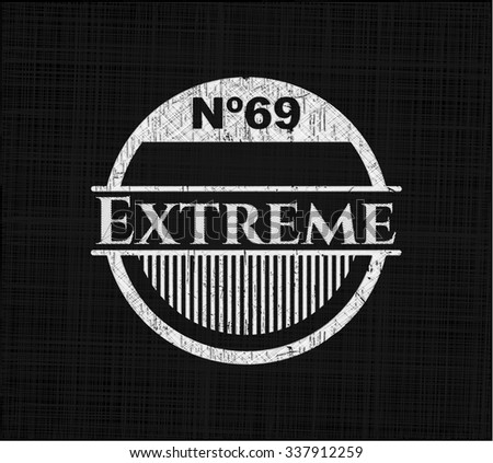 Extreme with chalkboard texture