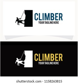 Extreme Climber Logo Design Template