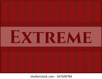 Extreme colorful banner