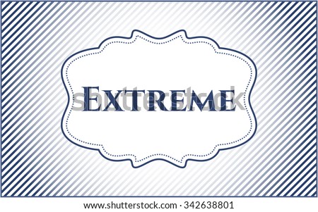 Extreme colorful poster