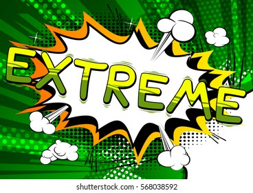Extreme - Comic book style word.