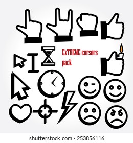Extreme cursors pack