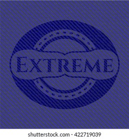 Extreme denim background