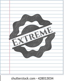Extreme draw with pencil effect