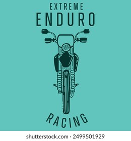 Extreme Enduro Racing T-Shirt Graphic Vector