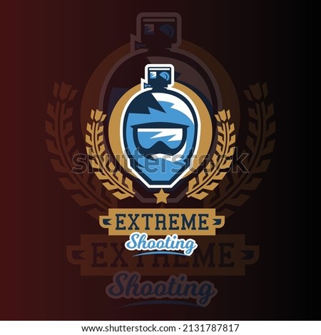 Extreme E-sports Gaming logo vector. Gaming Logo. mascot sport logo design. Gaming animal mascot vector illustration logo. mascot, Emblem design for esports team. Vector illustration