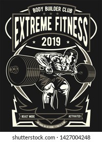 Extreme Fitness Sports Poster Design