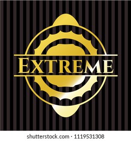 Extreme gold emblem or badge