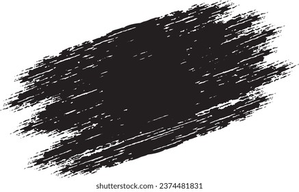 vector de pincel de grunge de fondo grande anglonizado resaltado panel gráfico recurso de diseño en negro