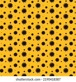 Extreme macro shot pattern of honeycomb filled honey. 