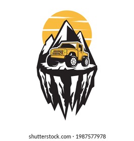 Extreme offroad vehicle design illustration vector eps format , suitable for your design needs, logo, illustration, animation, etc.