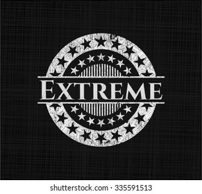 Extreme on chalkboard