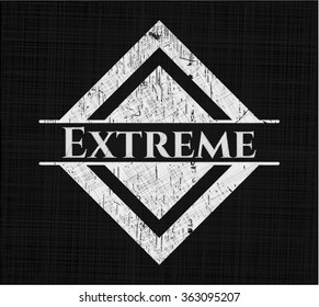 Extreme on chalkboard