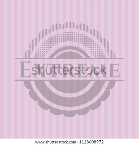 Extreme pink emblem