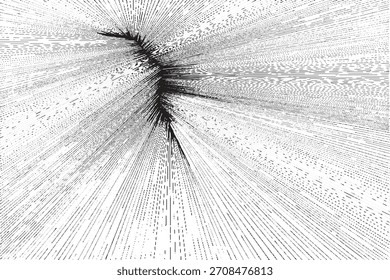 Explosión de línea negra radial extrema y explosión de datos Abstractas