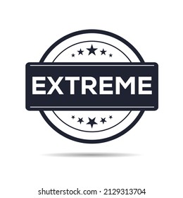 Extreme seal stamp, Vector illustration.