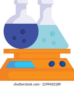 extreme sensitive chemical weighing vector color icon design, Biochemistry symbol, Biotechnology and Biochemical Sign, Science and engineering stock illustration, Laboratory Analytical balance Concept