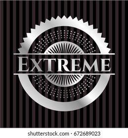 Extreme silvery emblem