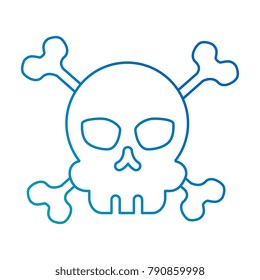 extreme skull emblem icon