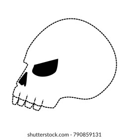 extreme skull isolated icon