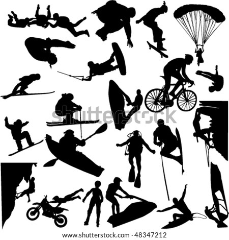 extreme sport 1 - vector