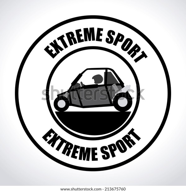 Extreme sport design over white\
background,vector\
illustration