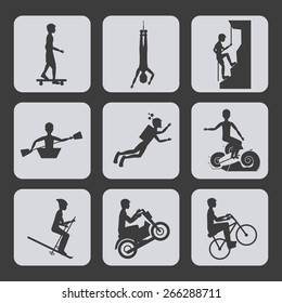 extreme sport design, vector illustration eps10 graphic 