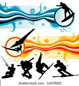 extreme sport graphics vector