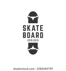 Extreme sport logo, skateboard club, retro vintage. Logo for labels, clubs and posters.