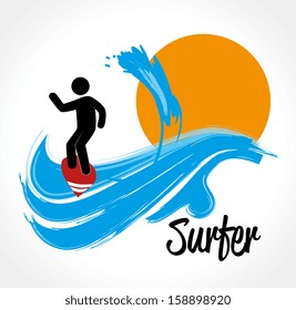 extreme sport over white background vector illustration