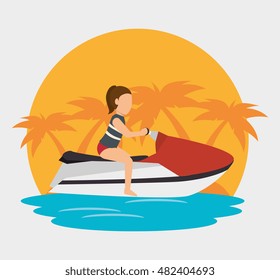 extreme sports design isolated