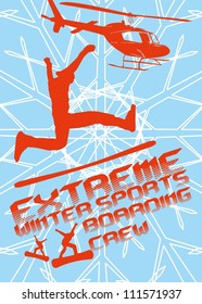 extreme sports snowboard